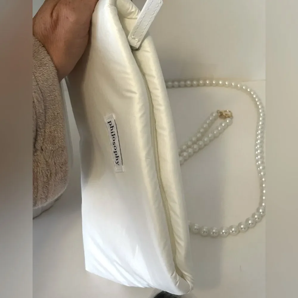 Philosophy white satin
